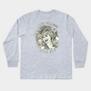 Dolly Parton I will always love ME Kids Long Sleeve T-Shirt